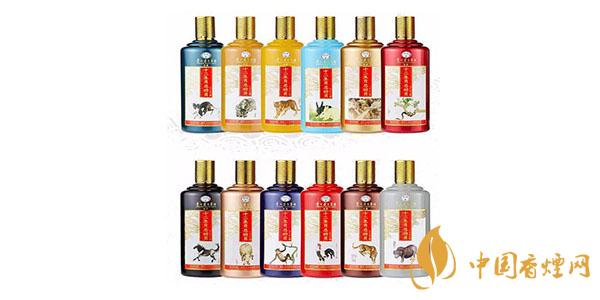 茅臺白金12生肖酒一套價(jià)格 茅臺生肖酒多少錢一套